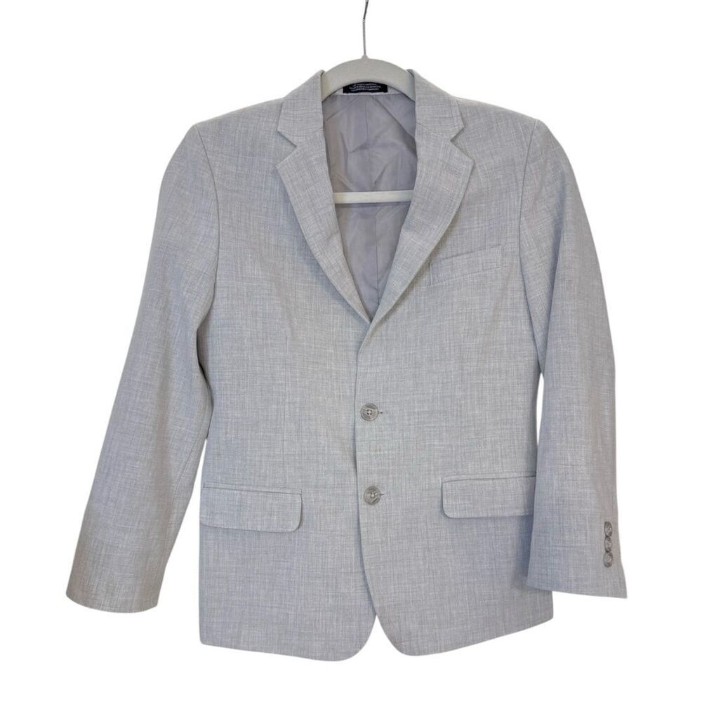 Nautica Boys Blazer Gray 2-Button Front Lined Sz. 12